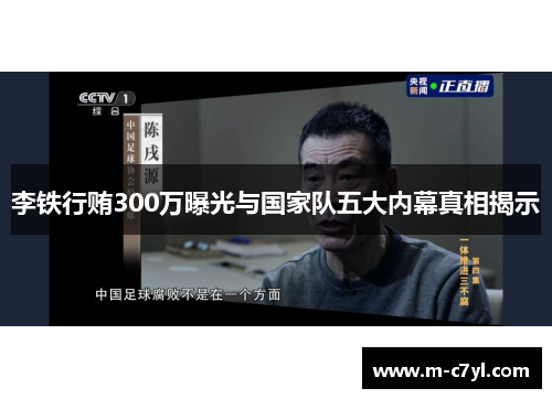 李铁行贿300万曝光与国家队五大内幕真相揭示